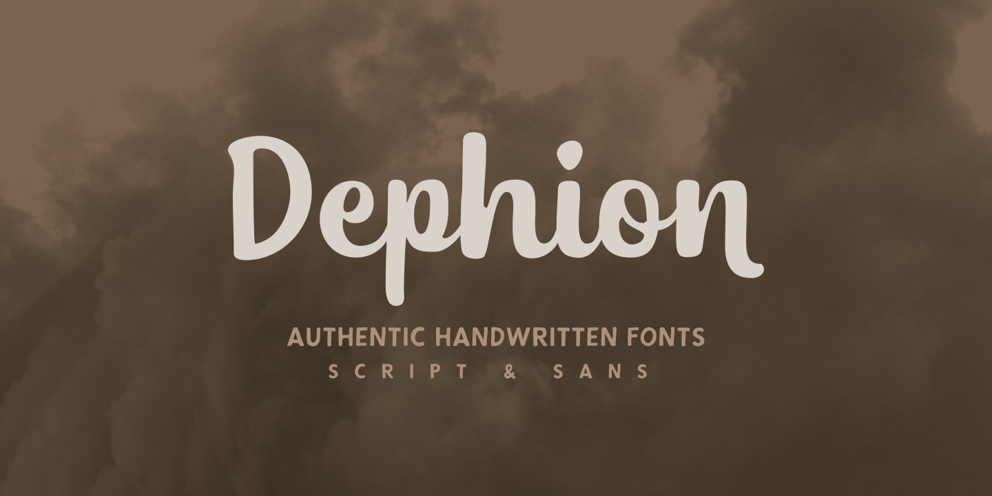 Шрифт Dephion